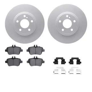 R1 Concepts WDUH1-63197 Carbon Series Brake Rotors W/ 5000 Oep Brake Pads & Hdw